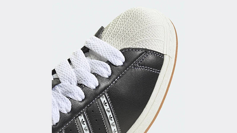 Korn x adidas Superstar Black White IH1313 toe