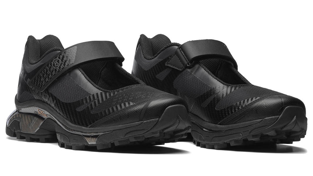 MM6 Maison Margiela x Salomon Mary Janes Black Front