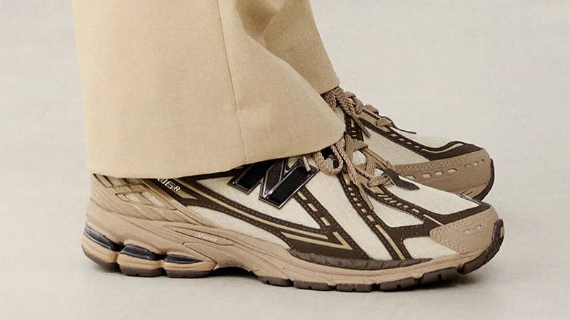 New Balance 1906R Cordura Tan on foot