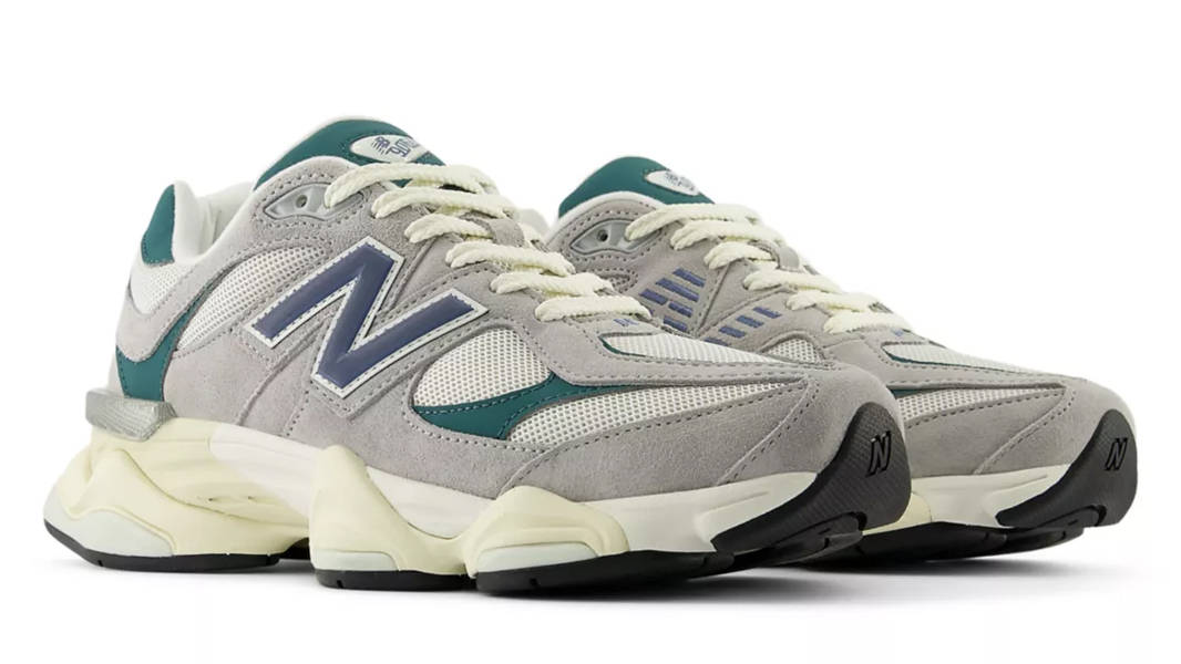 New Balance 9060 Concrete Green Front