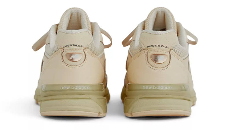 New Balance 990v4 Made in USA Macadamia Nut Back