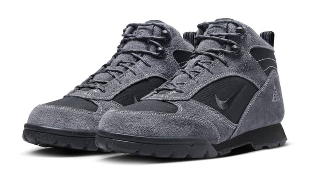 gray nike acg boots