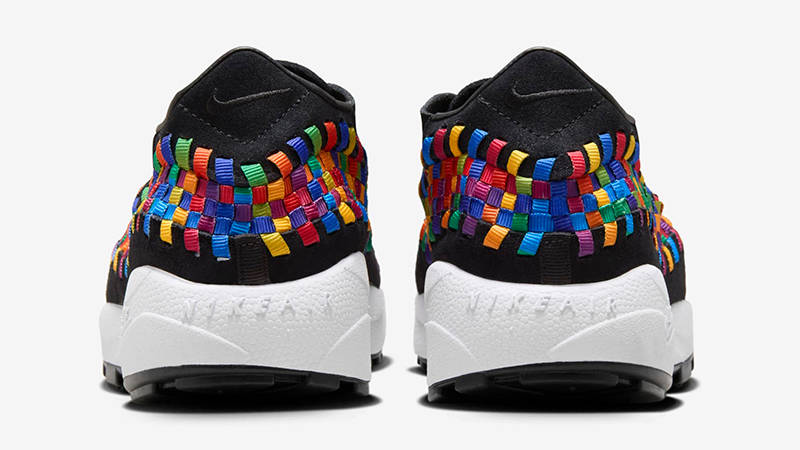 nike footscape black rainbow