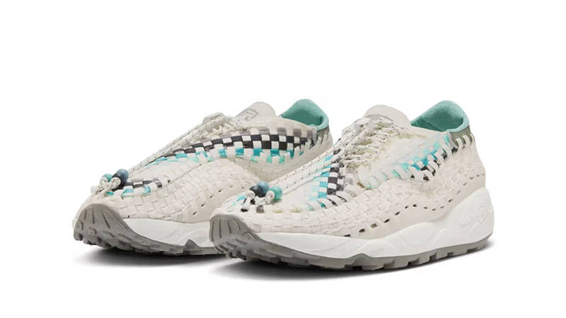 Nike Air Footscape Woven NAI-KE Sail Turquoise HM5656-110 fronts