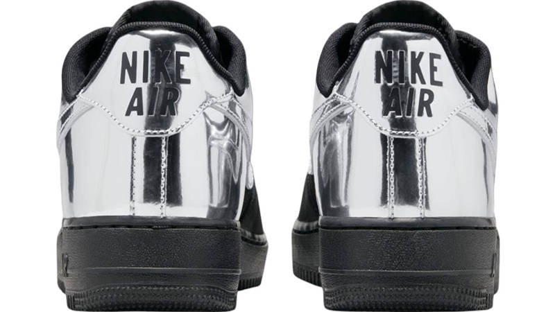 Black Metallic Silver Air Force All Star All Black Flyknit Air