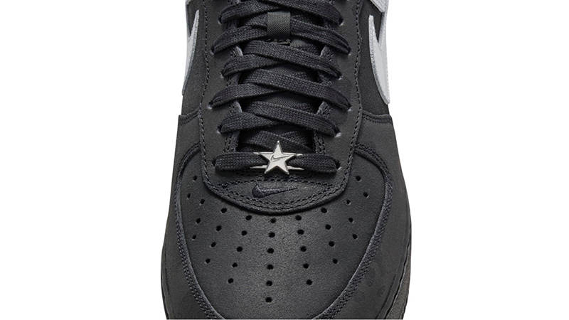 Nike Air Force 1 Low All-Star Black Silver HF2885-001 toe