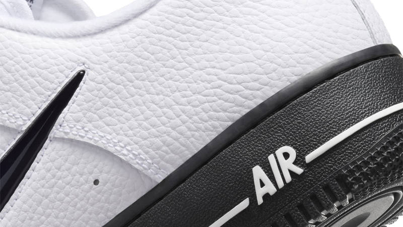 Nike Air Force 1 Low Jewel White Black Closeup