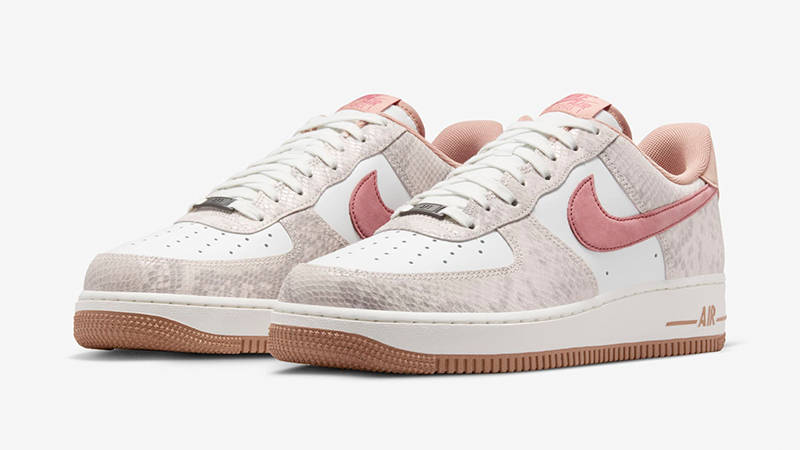 Nike Air Force 1 Low Pink Snakeskin HF2898-100 front