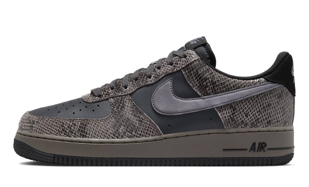 Nike Air Force 1 Low Snakeskin Black Purple HF2898-001