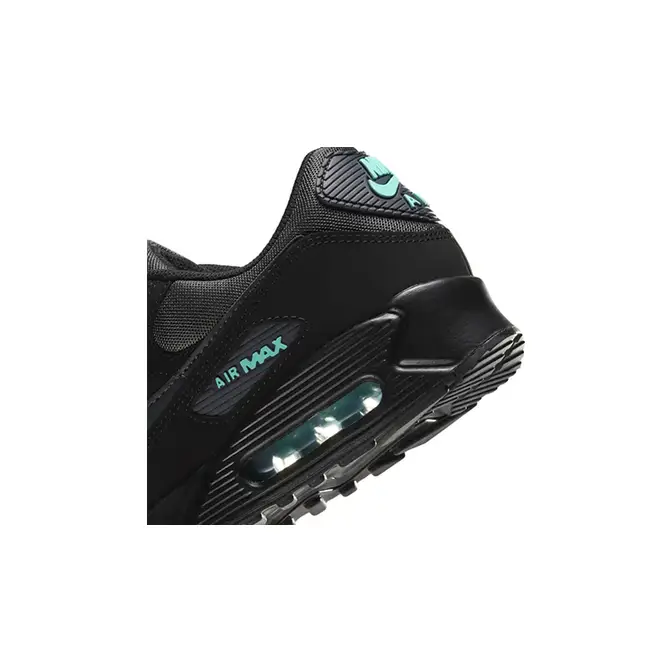 Nike Air Max 90 Black Tiffany HV6224-001 heel