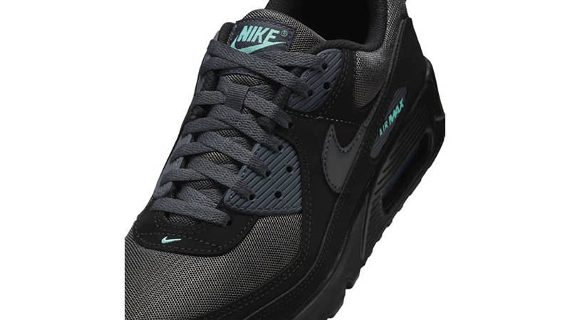 Nike Air Max 90 Black Tiffany HV6224-001 tongue