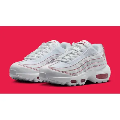 Nike Air Max 95 Recraft White Red II4053-101 front