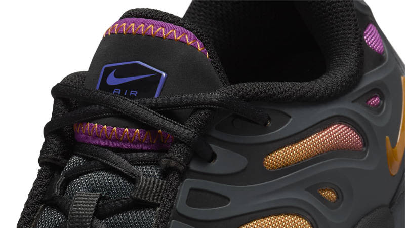 Nike Air Max Plus Drift GS Black Viotech Side Closeup