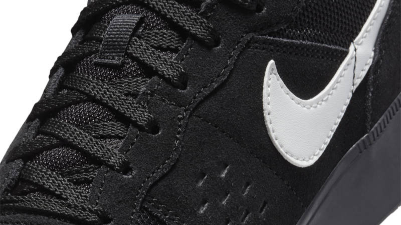 Nike C1TY GS Black White Side Closeup