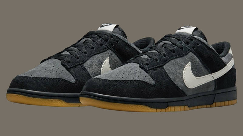 Nike Dunk Low Black Grey Gum HQ1931-001 front