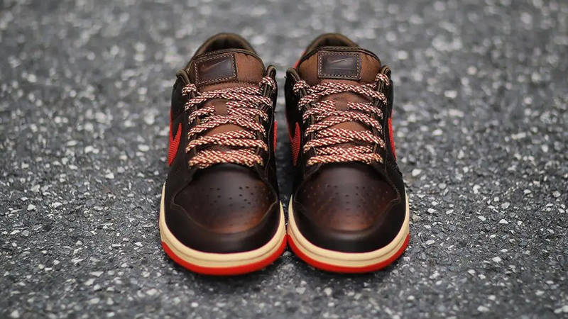 Nike Dunk Low Brown Red middle