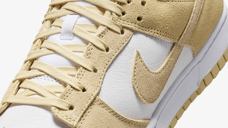 Nike Dunk Low SE Team Gold White FQ8249-102 Detail