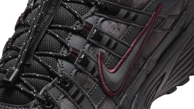 black and burgundy nikes