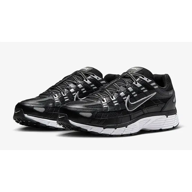 Nike P-6000 Black White Silver CD6404-026 front
