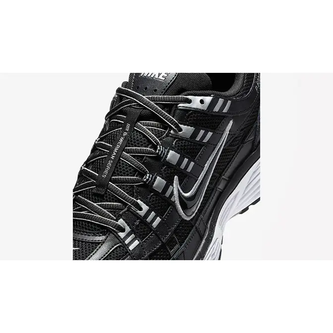 Nike P-6000 Black White Silver CD6404-026 tongue