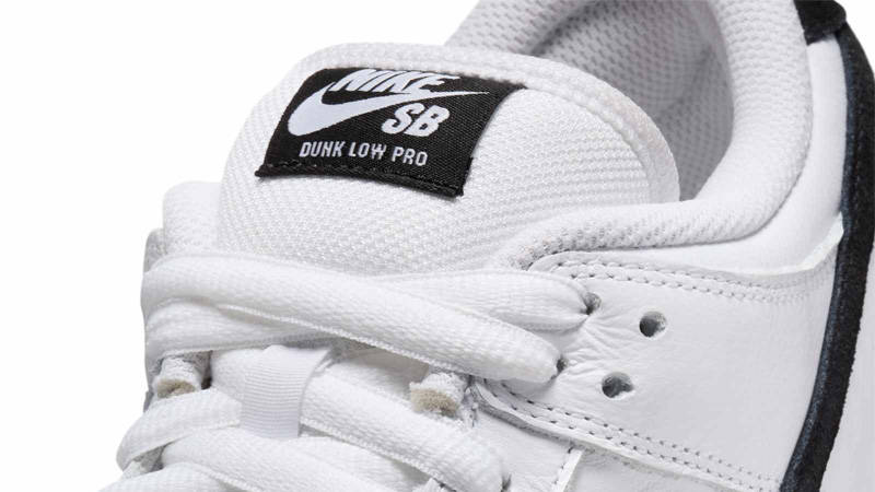 Nike SB Dunk Low White Black Side
