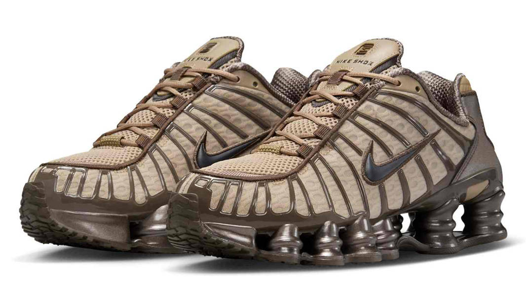 Nike Shox TL Khaki Off-Noir Front