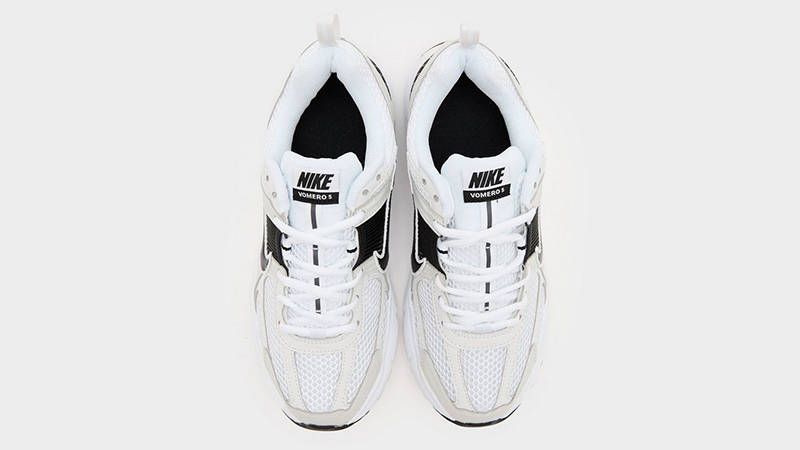 Nike Zoom Vomero 5 GS Metallic Platinum Black HF6998-104 Top