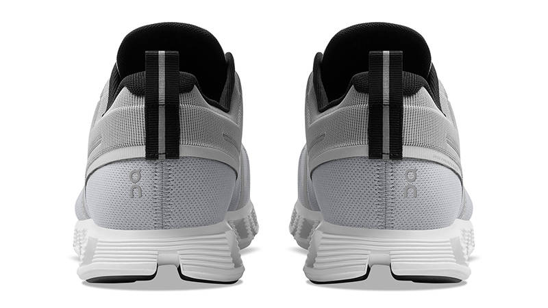 ON Running Cloud 5 Waterproof Glacier White back