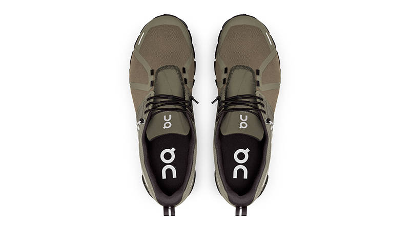 ON Running Cloud 5 Waterproof Olive Black middle
