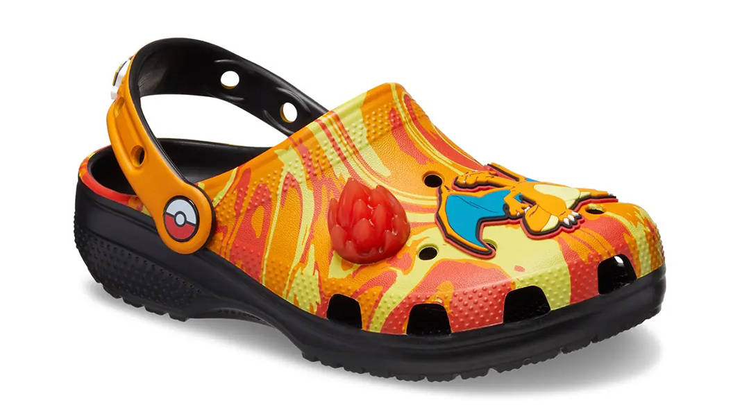 Pokémon x Crocs Classic Clog Charizard 210242-001 Side