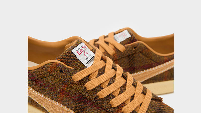 PUMA Clyde Harris Tweed Brwon 398512-02 tongue