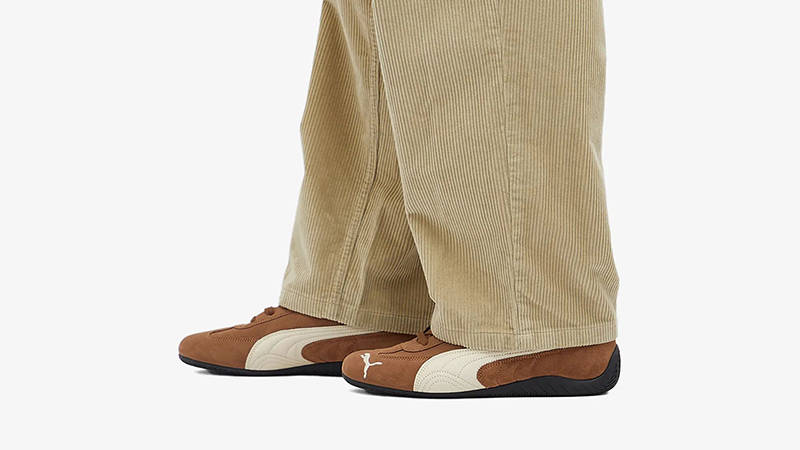 PUMA Speedcat Haute Coffee Ivory 398847-02 on foot