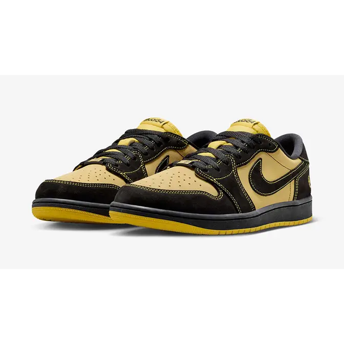 Quai 54 x Air Jordan 1 Retro Low OG Tour Yellow front
