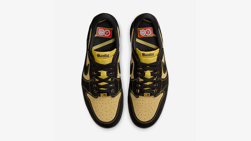 Quai 54 x Air Jordan 1 Retro Low OG Tour Yellow middle