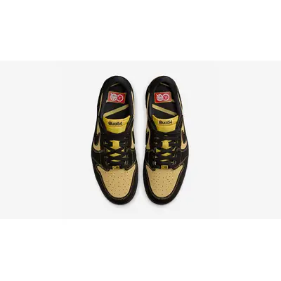 Quai 54 x Air Jordan 1 Retro Low OG Tour Yellow middle