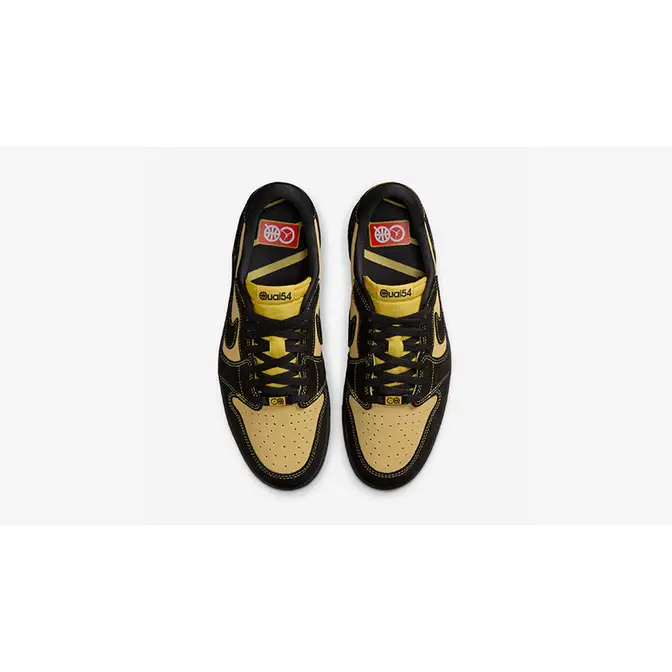 Quai 54 x Air Jordan 1 Retro Low OG Tour Yellow middle