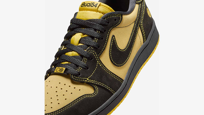 Quai 54 x Air Jordan 1 Retro Low OG Tour Yellow tongue