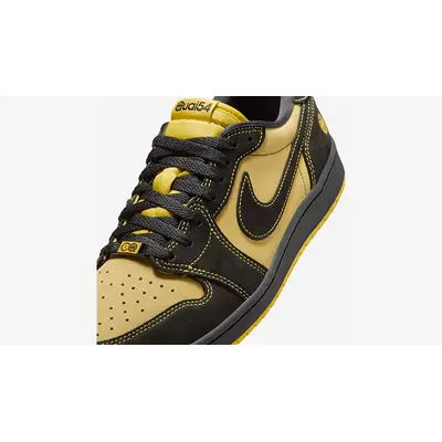 Quai 54 x Air Jordan 1 Retro Low OG Tour Yellow tongue