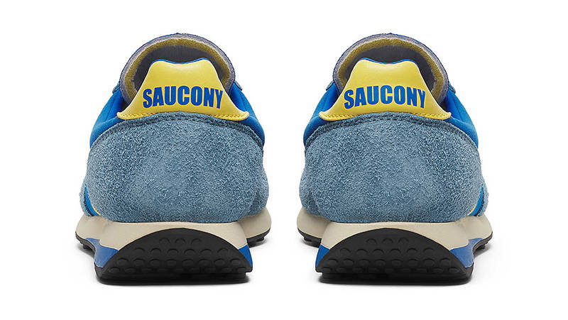 Saucony Trainer 80 Blue Mustard S70883-1 Back