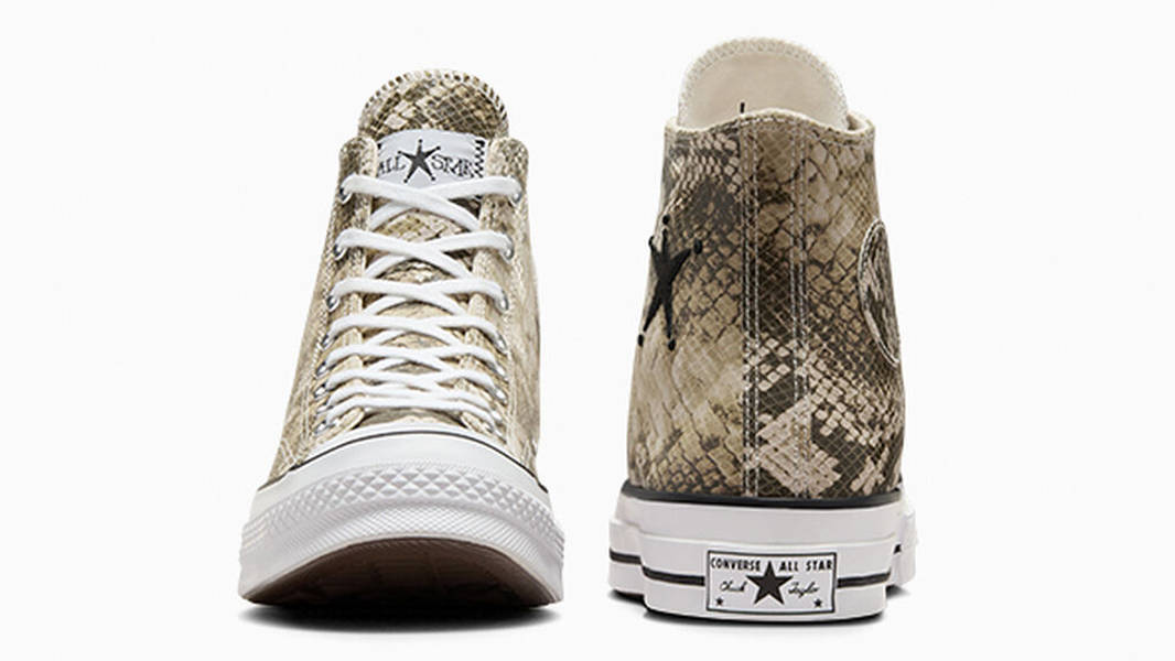 Stüssy x Converse Chuck 70 Snakeskin Front