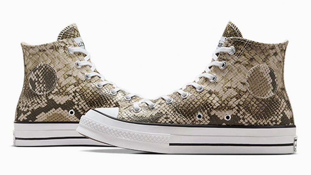Stüssy x Converse Chuck 70 Snakeskin Side