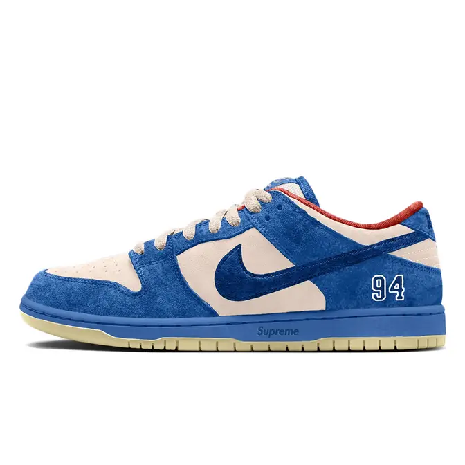 Supreme x Nike SB Dunk Low Ocean Fog | HQ8487-400 | The Sole Supplier