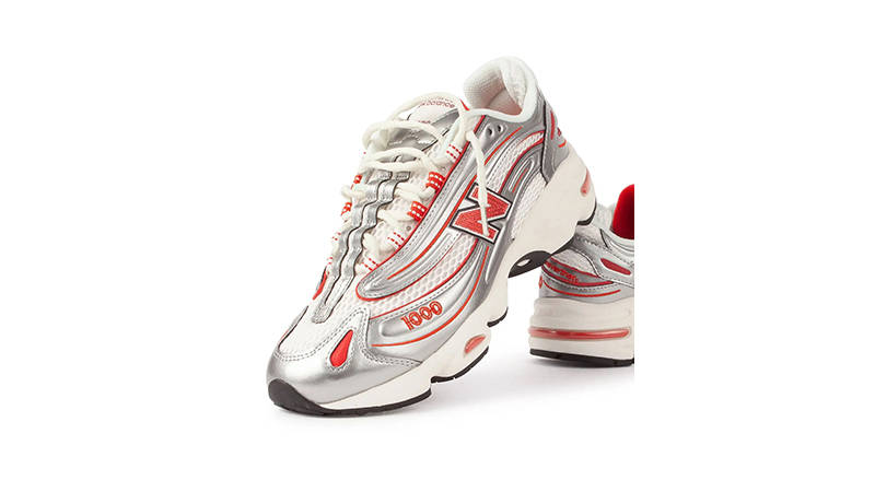 ★New Balance x Thisisneverthat★M1000★llic Silver New Balance 1000 thisisneverthat Metallic Silver Red Men's