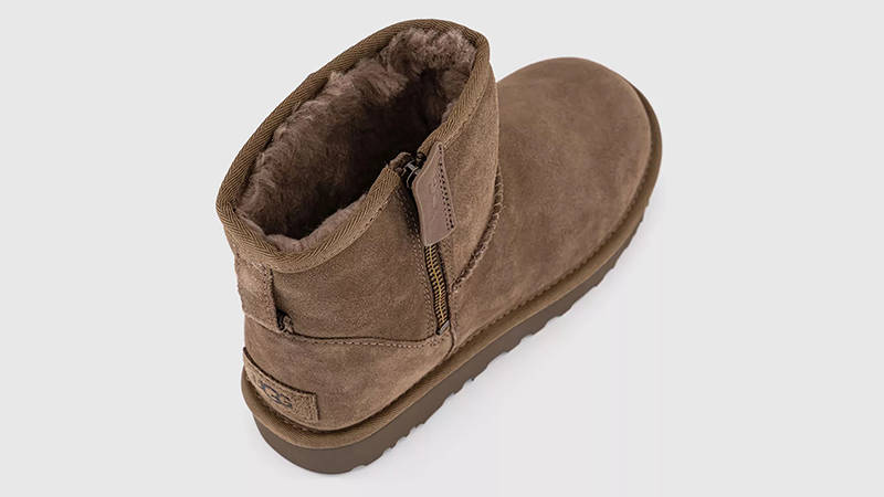UGG Classic Mini Bailey Zip Boot Hickory 1151230-HCK inner