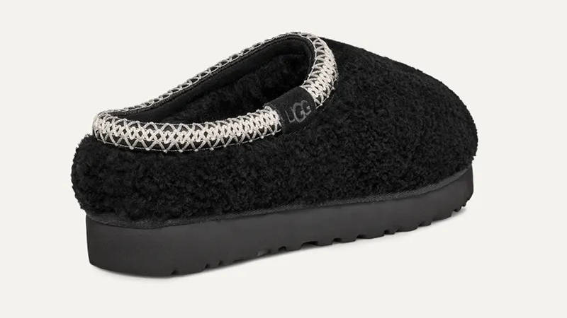 UGG Tasman Maxi Curly Black 1158356-BLK Back