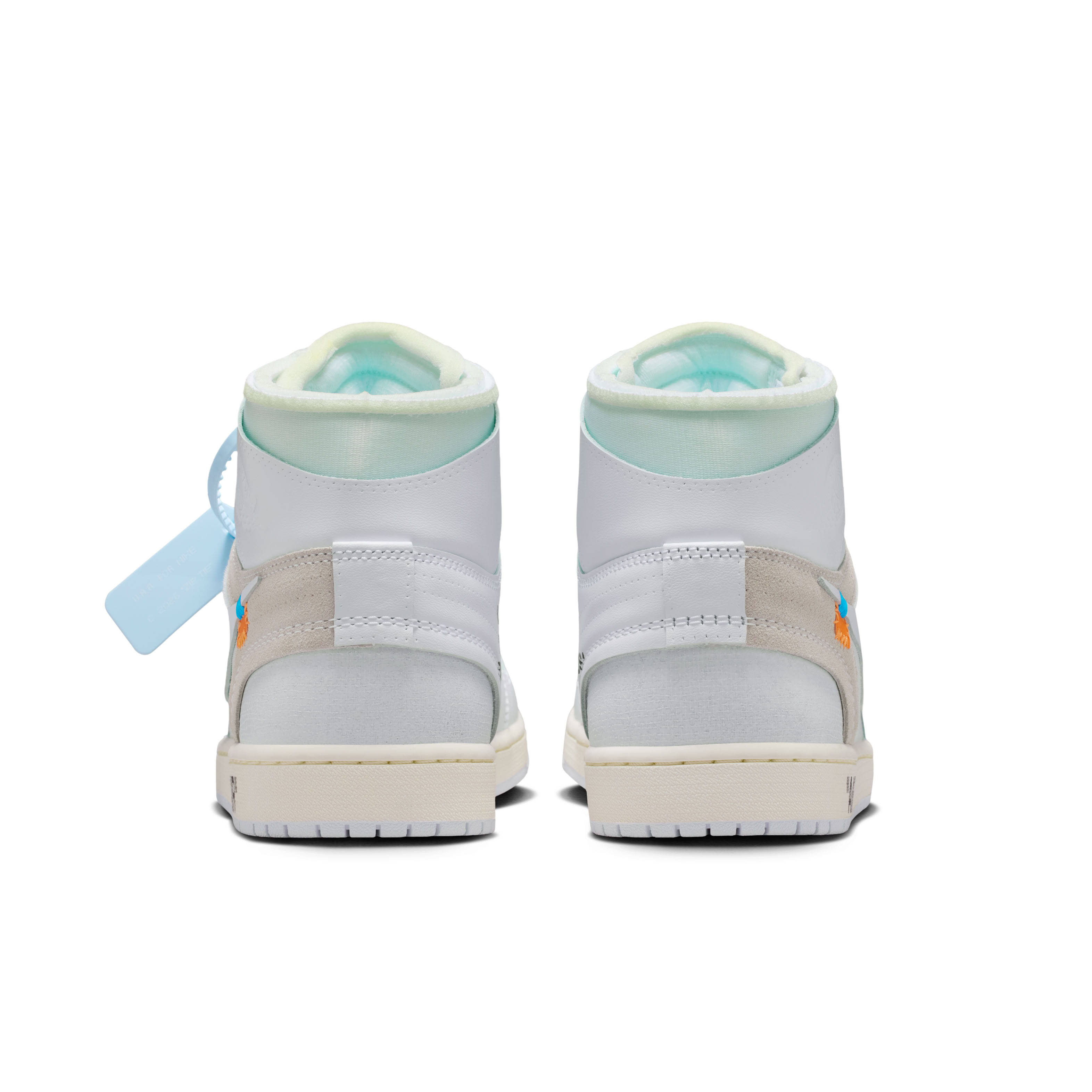 Virgil Abloh Archive x Air Jordan 1 High OG Alaska Back