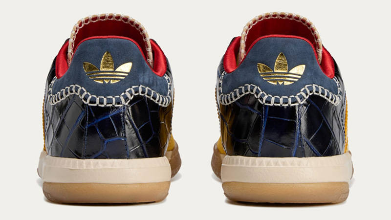 Wales Bonner x adidas Samba MN Croc St Fade Gold Collegiate Navy