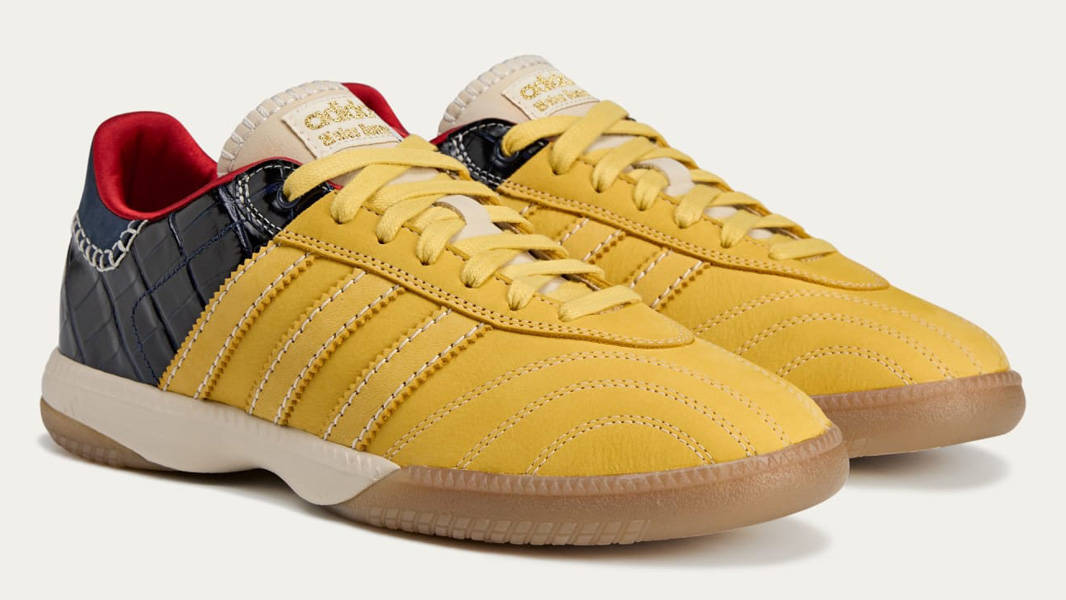 Wales Bonner x adidas Samba MN St Fade Gold Collegiate Navy Front
