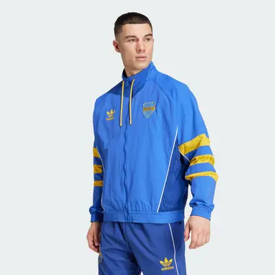 NWT XS Boca Juniors Adidas Yellow newest Jacket 2022/2023 Blue Stripe Track Top Futbol