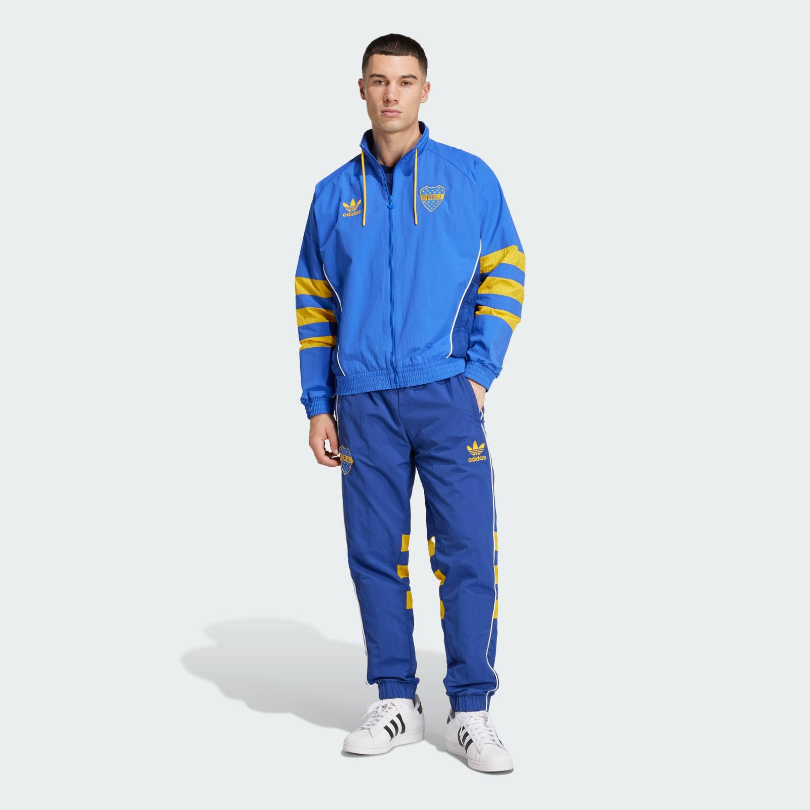 adidas Boca Juniors Track Top Blue Full